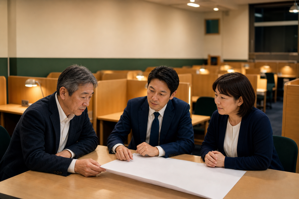 学習塾フランチャイズM&Aで教室運営の引継ぎを検討する経営者